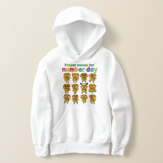 Number Day Kids Hoodie | Maths Movement Activity (Ablage )