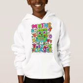 Number Day Kids Hoodie | Maths Rock Star Design (Vorderseite)