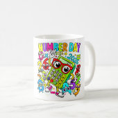 Number Day Maths Mug | Colourful Numbers Kaffeetasse (VorderseiteRechts)