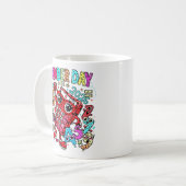 Number Day Maths Mug | Fun Calculator Character Kaffeetasse (Vorderseite Links)