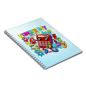 Number Day Maths Notebook | Fun Colourful Numbers Notizblock (Rechte Seite)