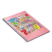 Number Day Maths Notebook | Funny Numbers Joke Notizblock (Rechte Seite)