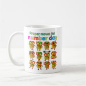 Number Day Proper Moves Funny Maths Mug Kaffeetasse (Links)