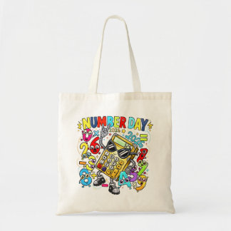 Number Day Tote Bag | Fun Maths Learning Tragetasche