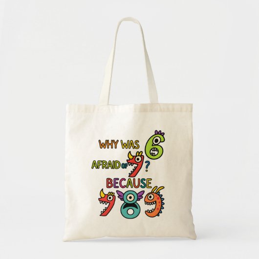 Number Day Tote Bag | Funny Maths Numbers Tragetasche (Vorne)