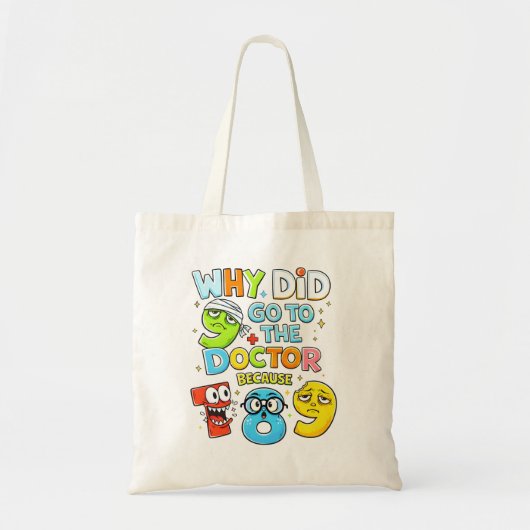 Number Day Tote Bag | Funny Maths Numbers Tragetasche (Vorne)