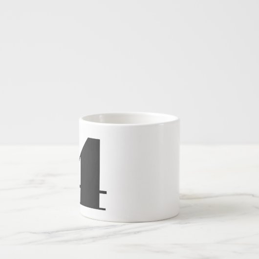 Number Espresso Coffee Tasse (Vorderseite)
