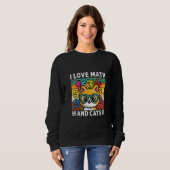 Number Learning calculator costume matc day Math O Sweatshirt (Vorne ganz)
