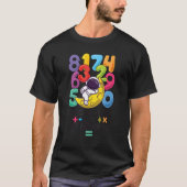 Number Learning Computer Anzug matc day Math O T-Shirt (Vorderseite)