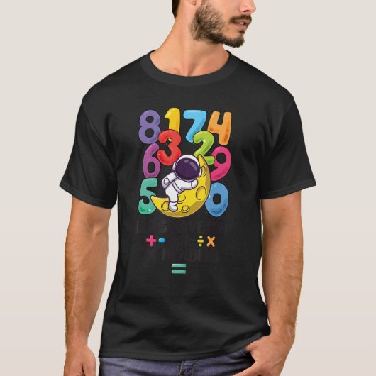 Number Learning Computer Anzug matc day Math O T-Shirt (Vorderseite)