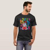 Number Learning Computer Anzug matc day Math O T-Shirt (Vorne ganz)