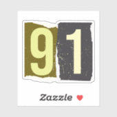 Number Magazine Ransom 91 Aufkleber (Blatt)