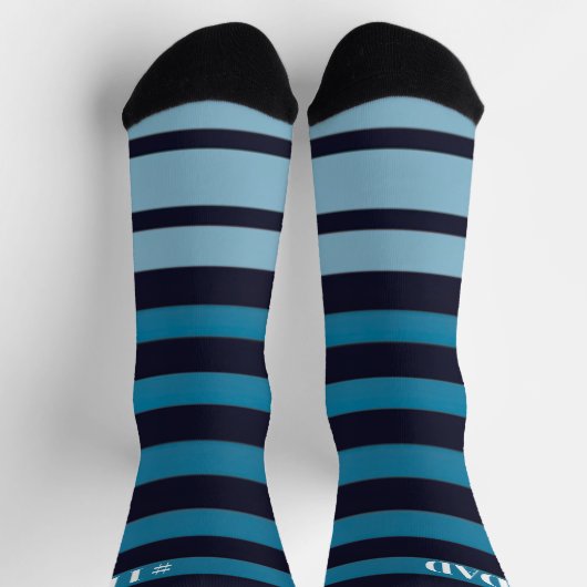 Number One Dad Crew Socks Socken (Oben)