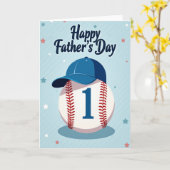 Number One Dad Grafikkarte Karte (Gelbe Blume)