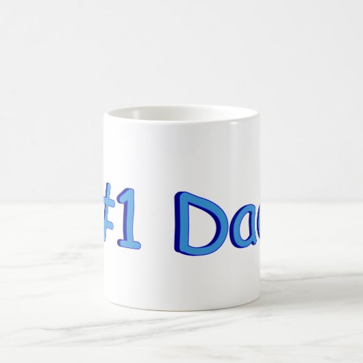 Number One Dad Kaffeetasse (Mittel)