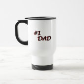 Number One Dad Tasse - rot (Links)