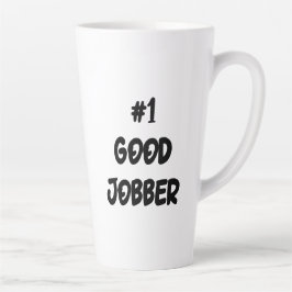 Number One Good Jobber Cat Latte Mug Milchtasse
