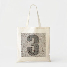 number tote bag-3 tragetasche