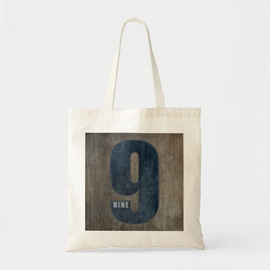 number tote bag-9 tragetasche (Vorne)
