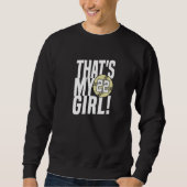 Number Twenty Two That's My Girl 22 Softball Mom D Sweatshirt (Vorderseite)