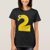 Number two Math Counting Costume T-Shirt (Vorderseite)