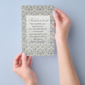 Numbers 6:24-26 Bibelvers-Kunst Flyer (Handgriff)