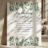 Numbers 6:24-26 The Lord Bless You and Keep You Poster