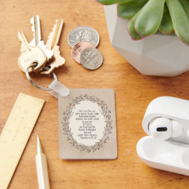 Numbers 6:24–26 The Lord Bless You Neutral Vintage Schlüsselanhänger