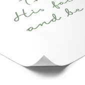 Numbers 6:25, Bible Verse Print, Face Shine On You Poster (Ecke)