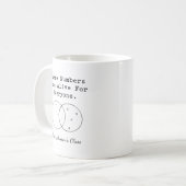 Numbers Come Alive For Everyone Math Fun Kaffeetasse (Vorderseite Links)