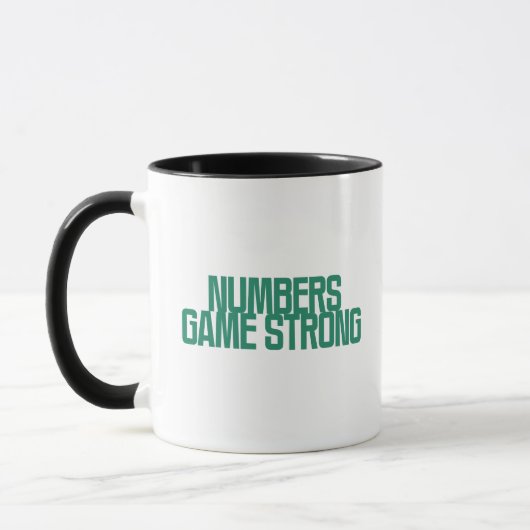 Numbers Game Strong | Data Analytics Champion Tasse (Links)