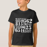 Numbers' gift T-Shirt<br><div class="desc">For The mathematician perfect gift zu or zu numbers' zu lover.</div>