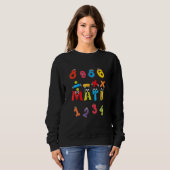 Numbers maths day for kids Numbers Sweatshirt (Vorne ganz)