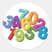 Numbers Stickers (Vorderseite)