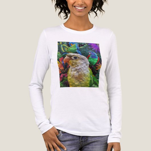 Numchoke Jungle Art 01 Tri-Blend Shirt (Vorderseite)