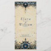 Numenorean Royal Wedding Menükarte (Rückseite)