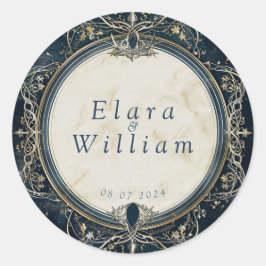 Numenorean Royal Wedding Runder Aufkleber