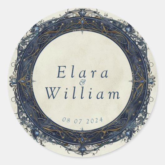 Numenorean Royal Wedding Runder Aufkleber (Vorderseite)