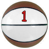 Numeral 1, one, 1 year, number 1, number one basketball (Vorderseite)