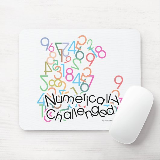 Numerisch herausgefordert Mathematik Spaß Funny Mousepad (Mit Mouse)