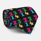Numerische Reihe 1234 Krawatte (Gerollt)