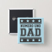 Numero Uno Papa Button (Vorne & Hinten)