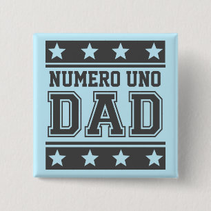 Numero Uno Papa Button