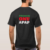 Numero Uno Papa T-Shirt (Rückseite)