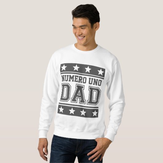 Numero Uno Vater Sweatshirt (Vorne ganz)