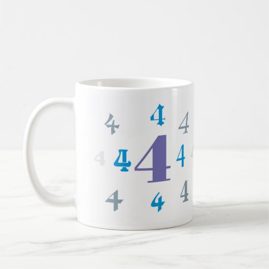Numerologie 4 Tasse (Links)