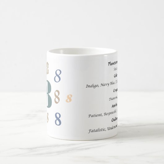 Numerologie 8 Tasse (Mittel)