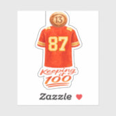 Numerology It Adds Up: Keeping It 100 Aufkleber (Blatt)