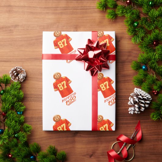 Numerology It Adds Up: Keeping It 100 Geschenkpapier (Feiertagsgeschenk)