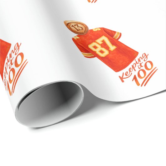 Numerology It Adds Up: Keeping It 100 Geschenkpapier (Rolleneckpunkt)